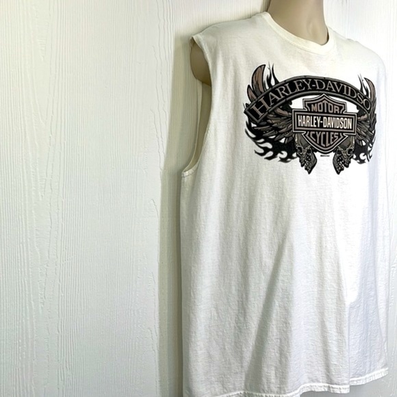 Harley Davidson - 2015 Thunder Tower Columbia SC Sleeveless Graphic Shirt XL - Picture 5 of 10